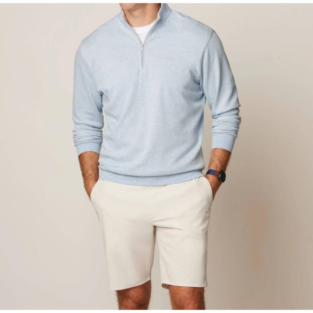 NEW JOHNNIE-O hanks 1/4 zip pullover in maliblu